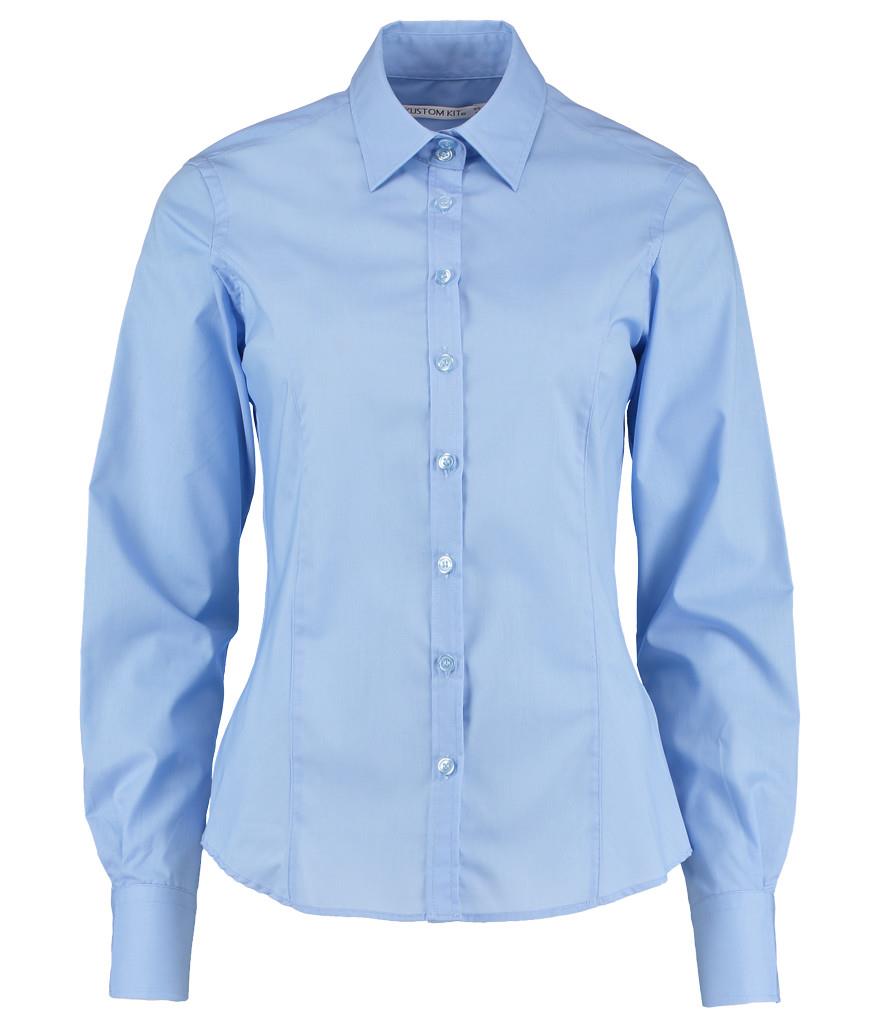 Ladies Long Sleeve Tailored Business Shirt