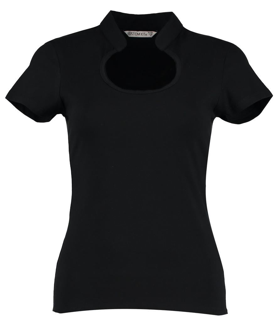 Ladies Keyhole Neck Corporate Top