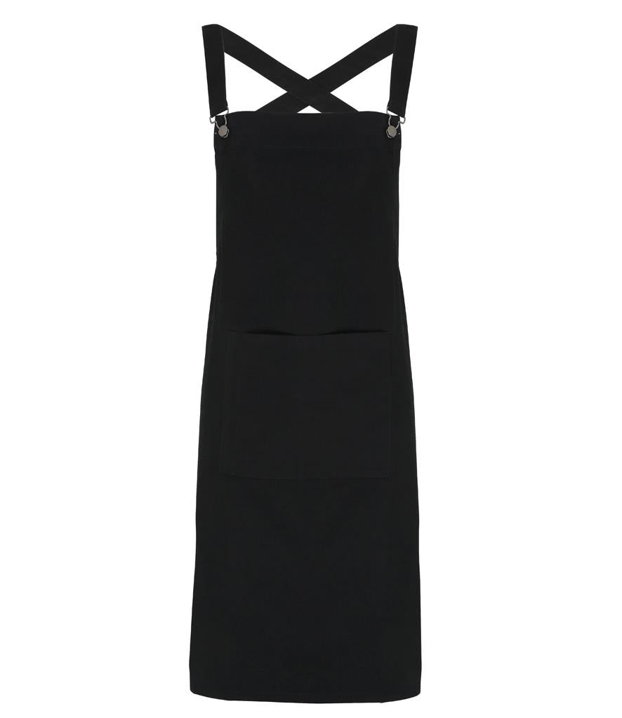 Cross Back Barista Bib Apron