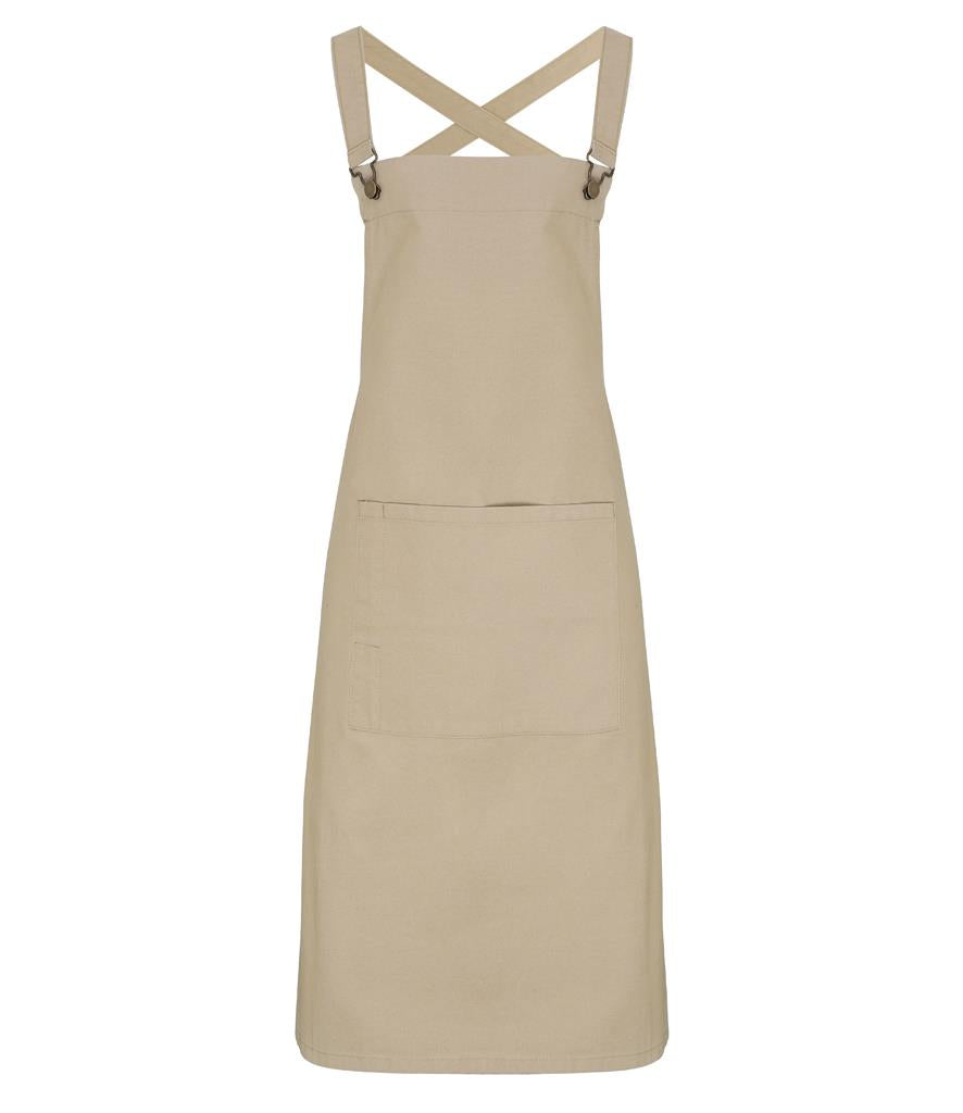 Cross Back Barista Bib Apron