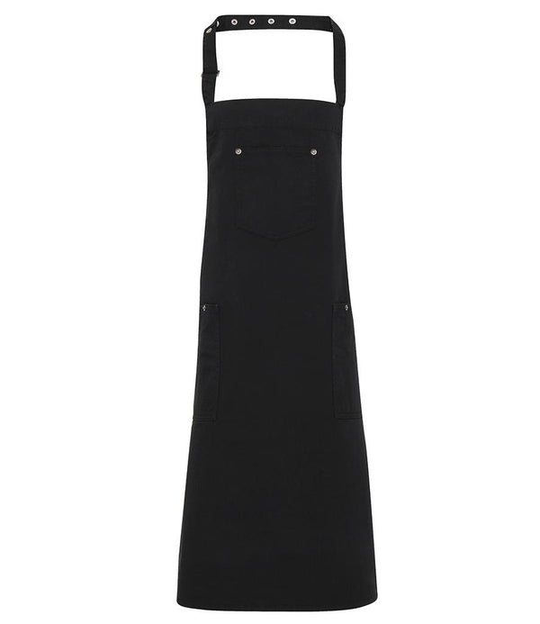 Cotton Chino Bib Apron