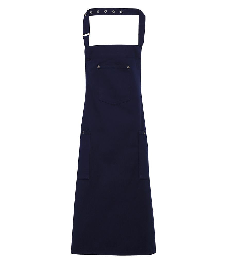 Cotton Chino Bib Apron