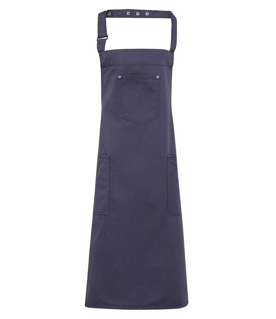 Cotton Chino Bib Apron