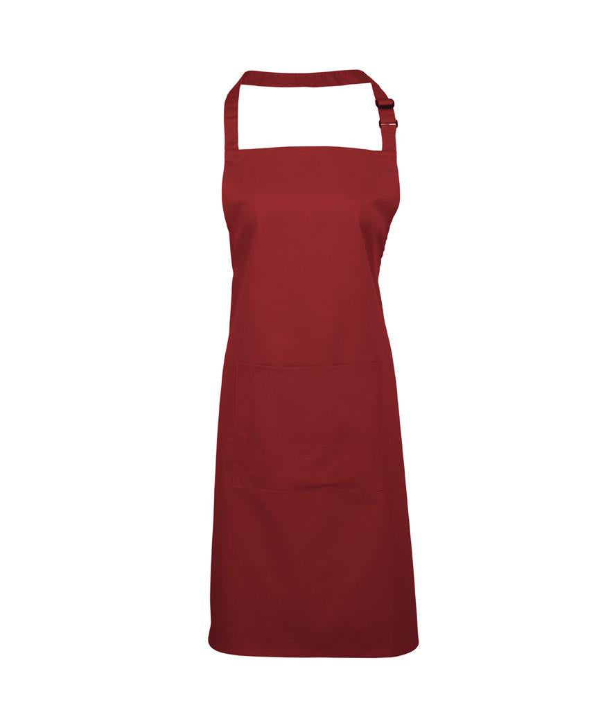 'Colours' Bib Apron With Pocket