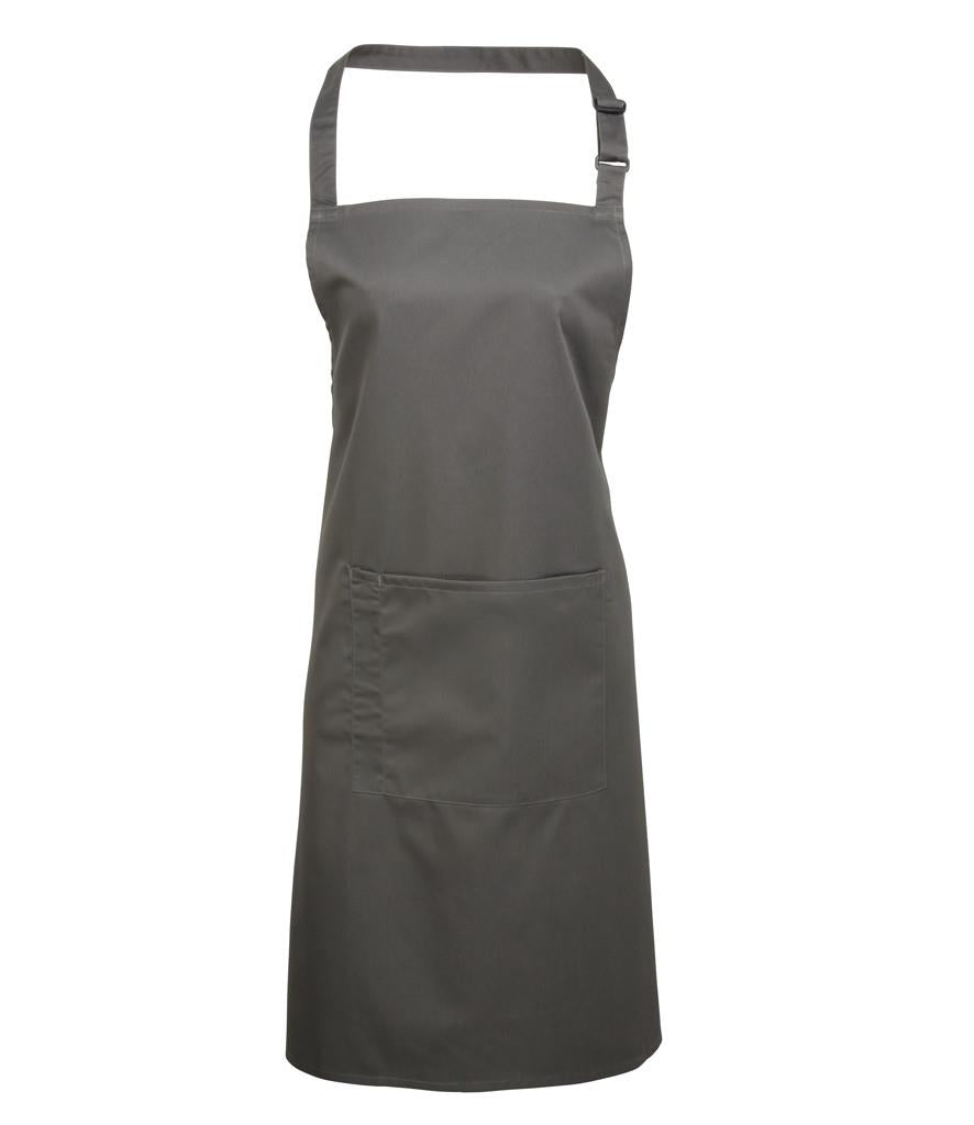 'Colours' Bib Apron With Pocket