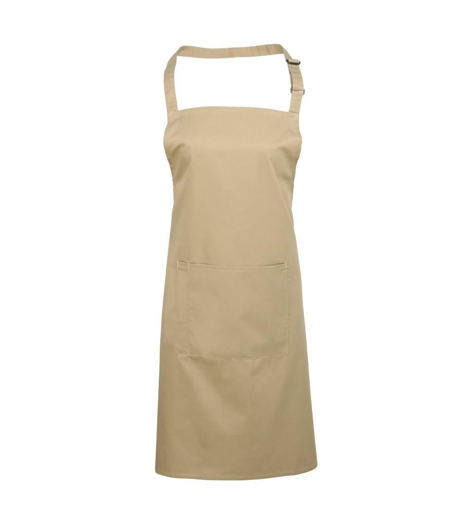 'Colours' Bib Apron With Pocket