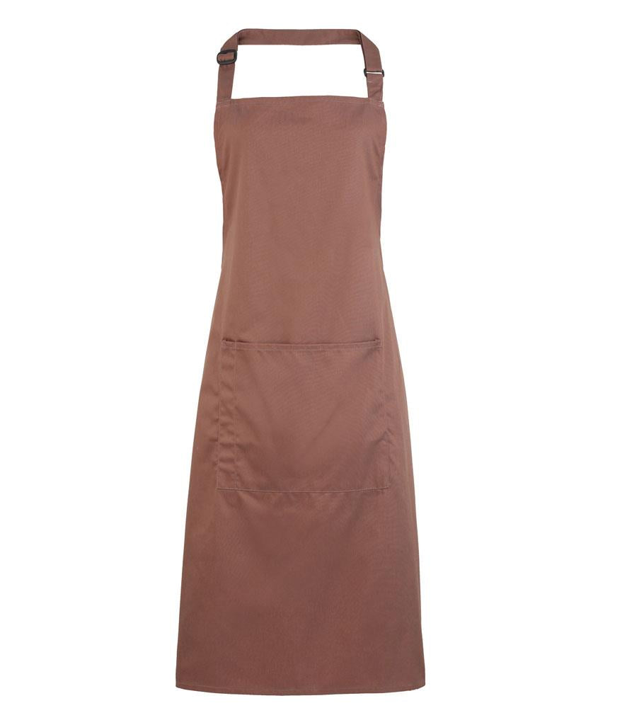 'Colours' Bib Apron With Pocket