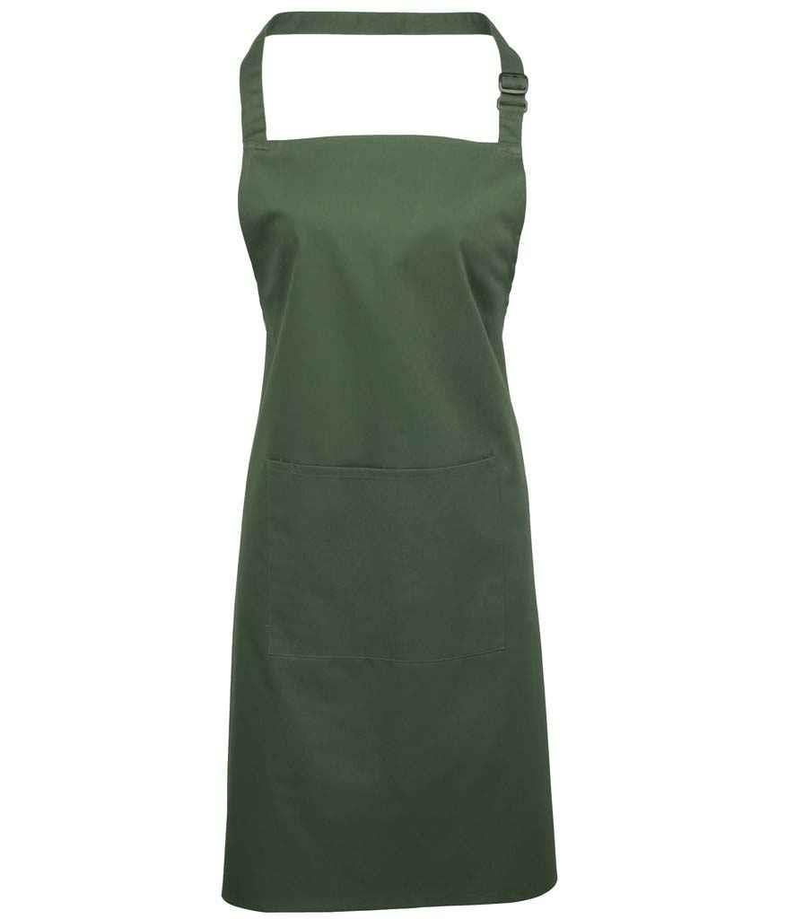 'Colours' Bib Apron With Pocket
