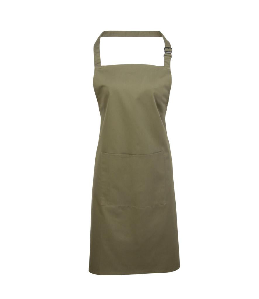 'Colours' Bib Apron With Pocket