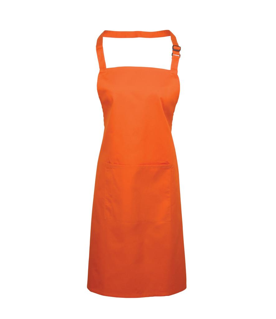 'Colours' Bib Apron With Pocket