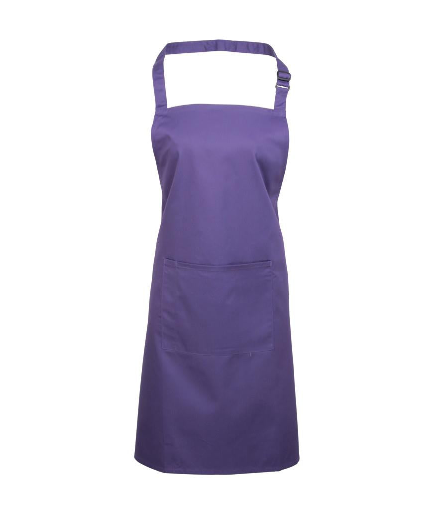 'Colours' Bib Apron With Pocket