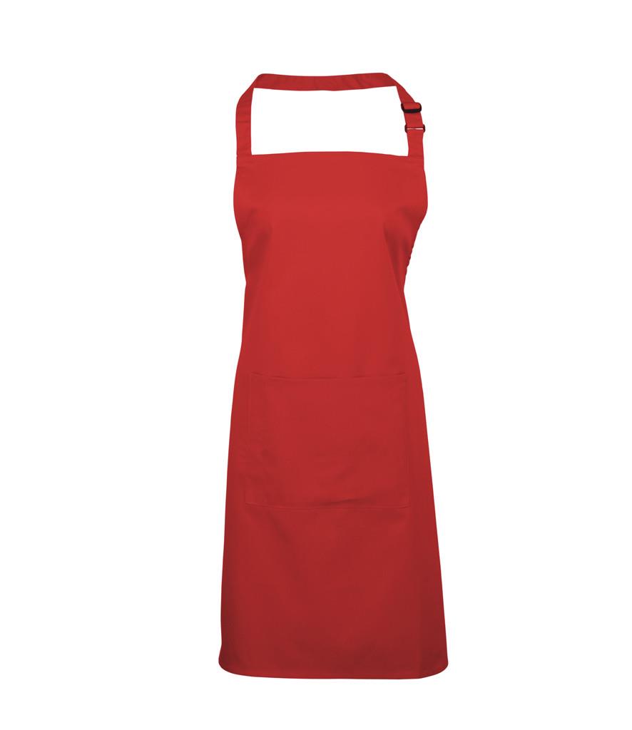 'Colours' Bib Apron With Pocket