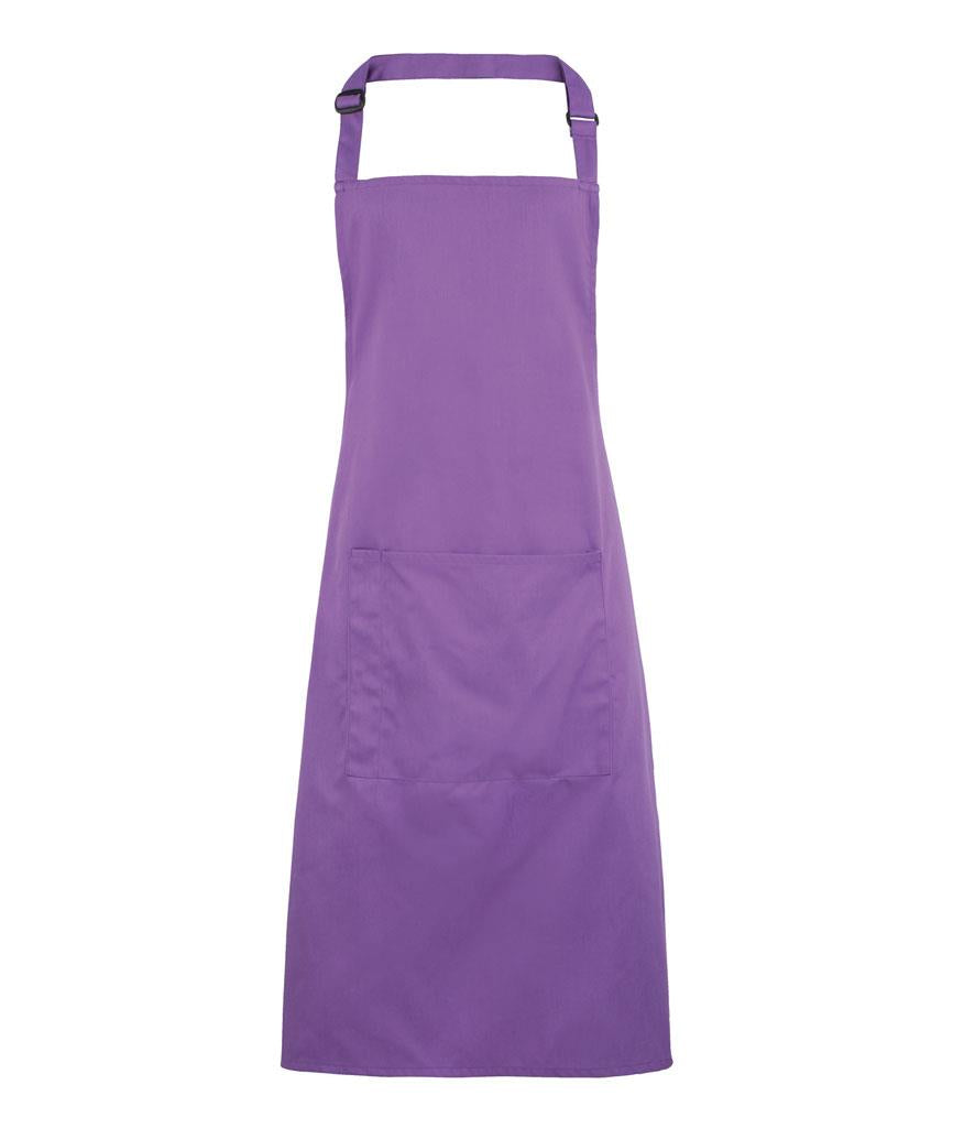 'Colours' Bib Apron With Pocket