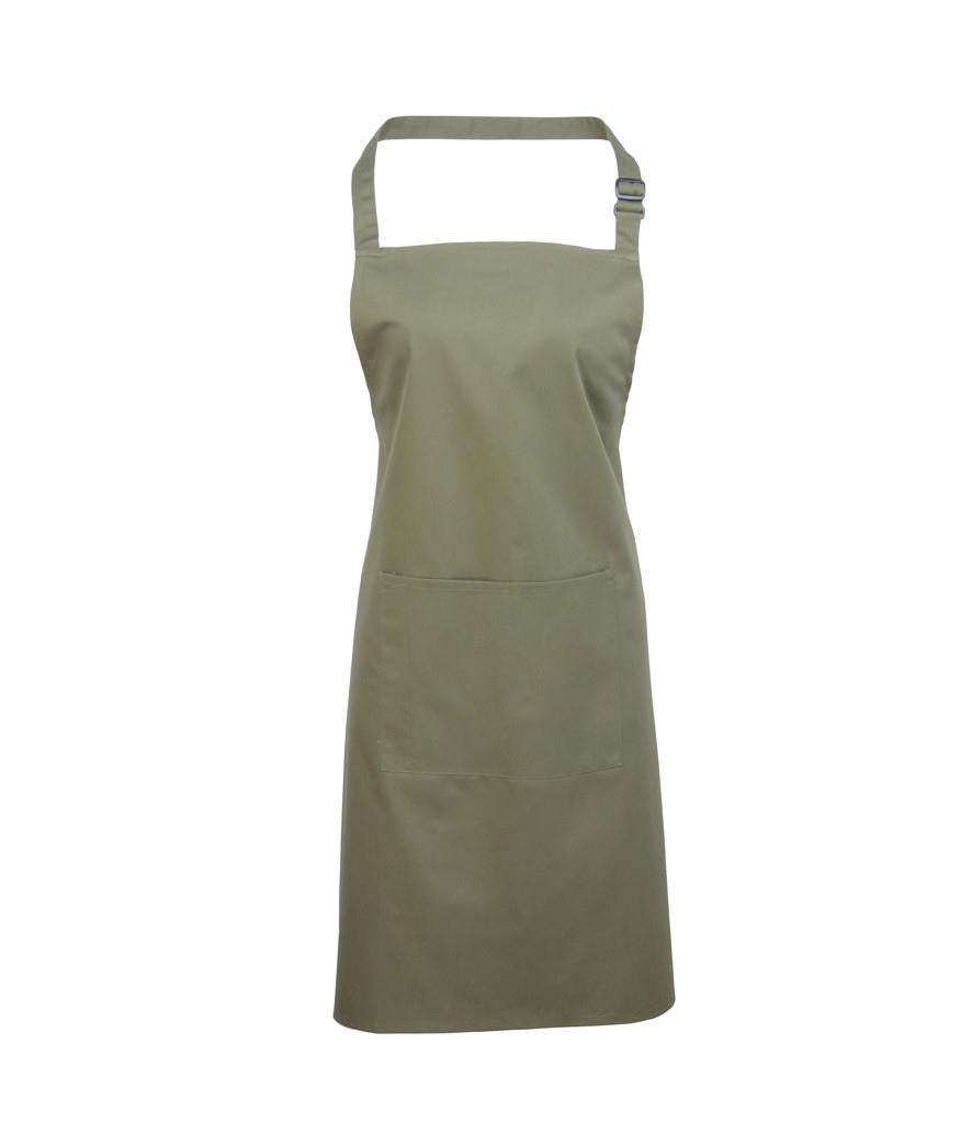 'Colours' Bib Apron With Pocket