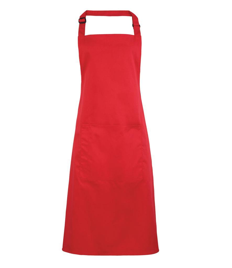 'Colours' Bib Apron With Pocket