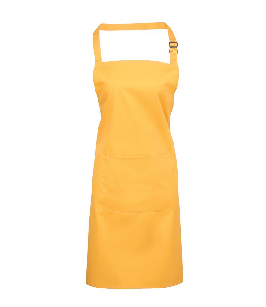 'Colours' Bib Apron With Pocket