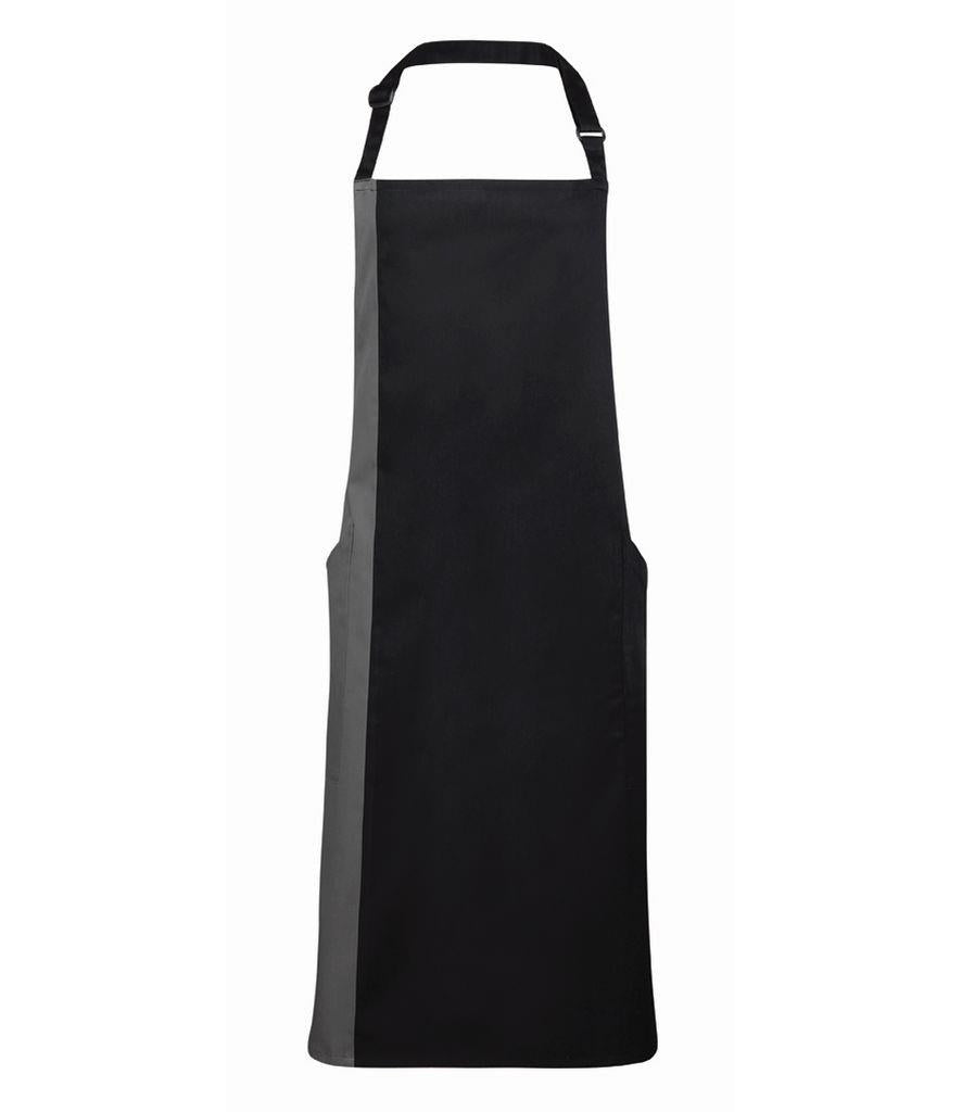 Contrast Bib Apron