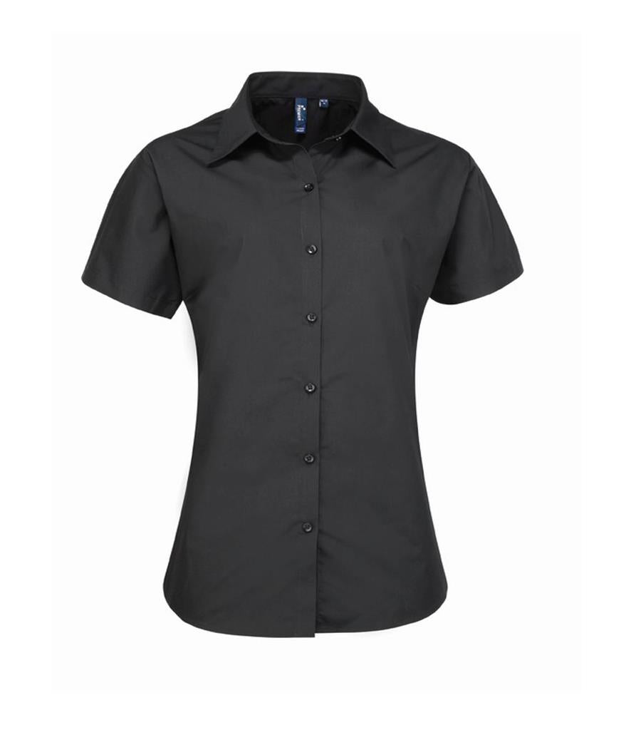 Ladies Supreme Short Sleeve Poplin Shirt