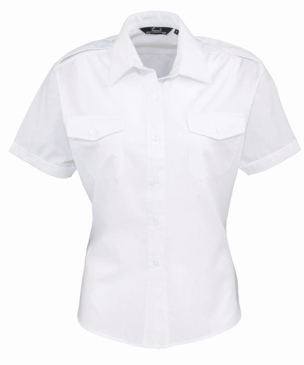 Ladies Short Sleeve Pilot Shirt
