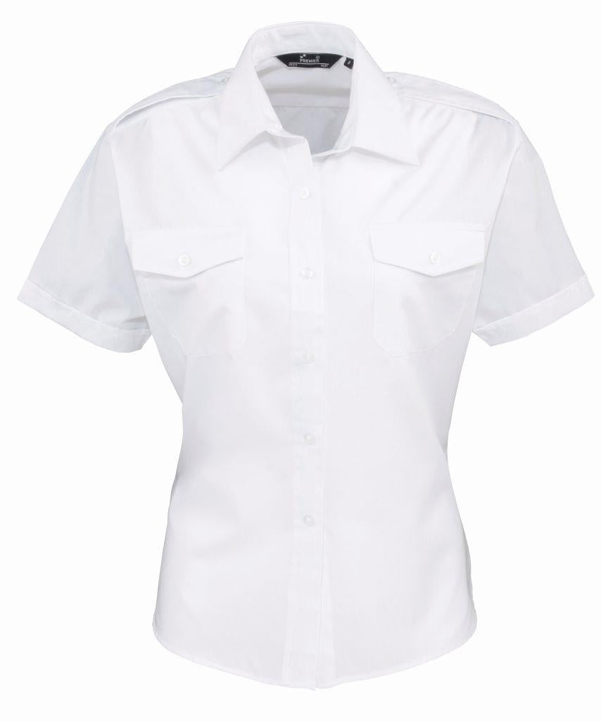 Ladies Short Sleeve Pilot Shirt