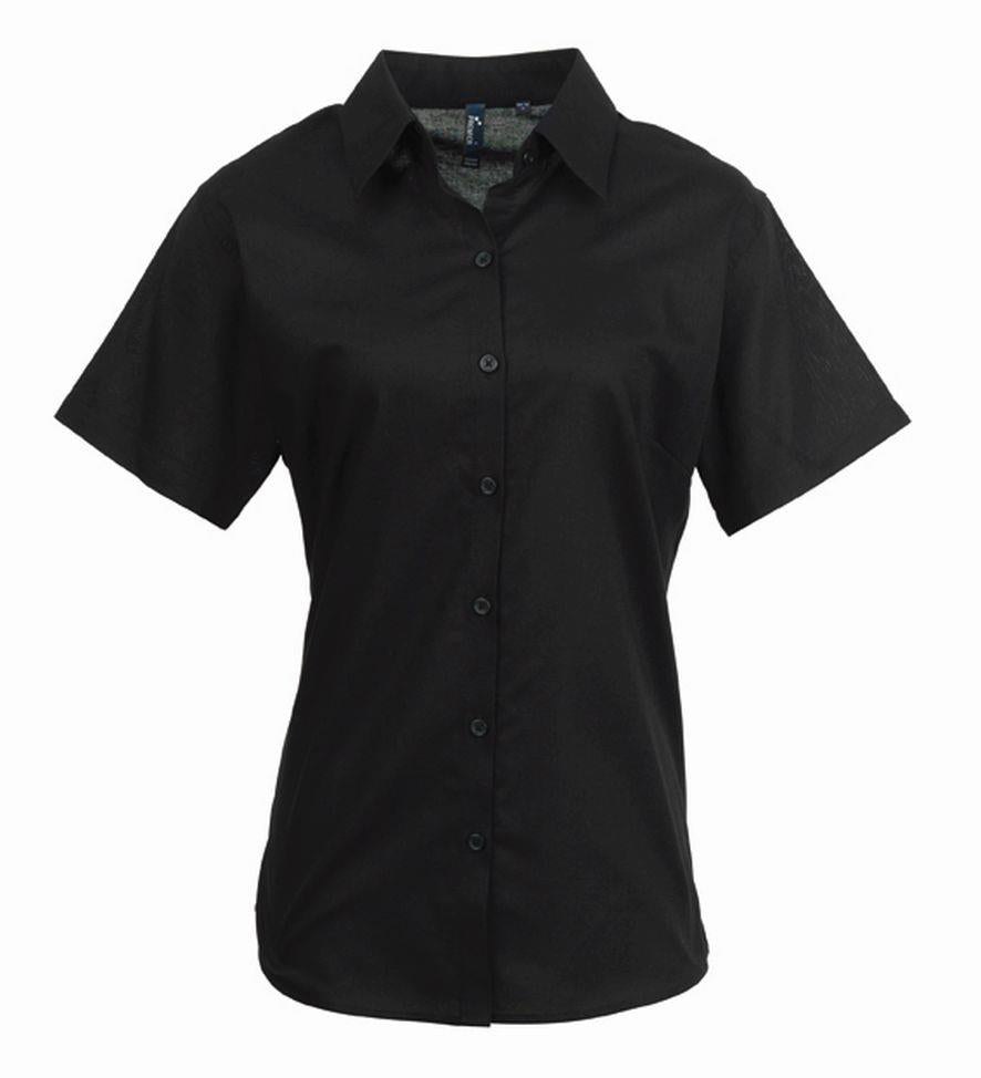 Ladies Signature Short Sleeve Oxford Shirt