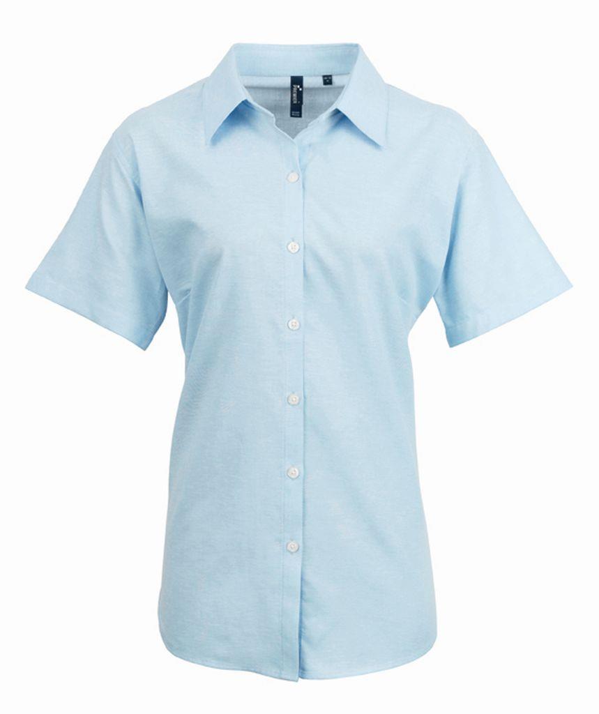 Ladies Signature Short Sleeve Oxford Shirt