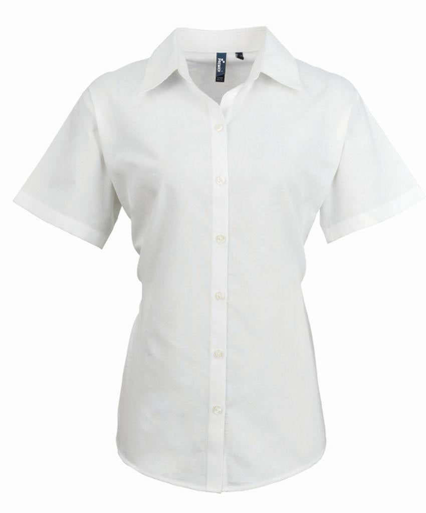 Ladies Signature Short Sleeve Oxford Shirt