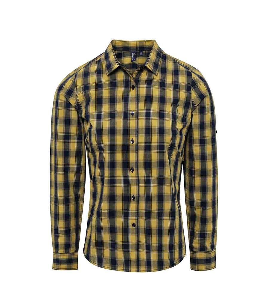 Ladies Mulligan Check Long Sleeve Shirt