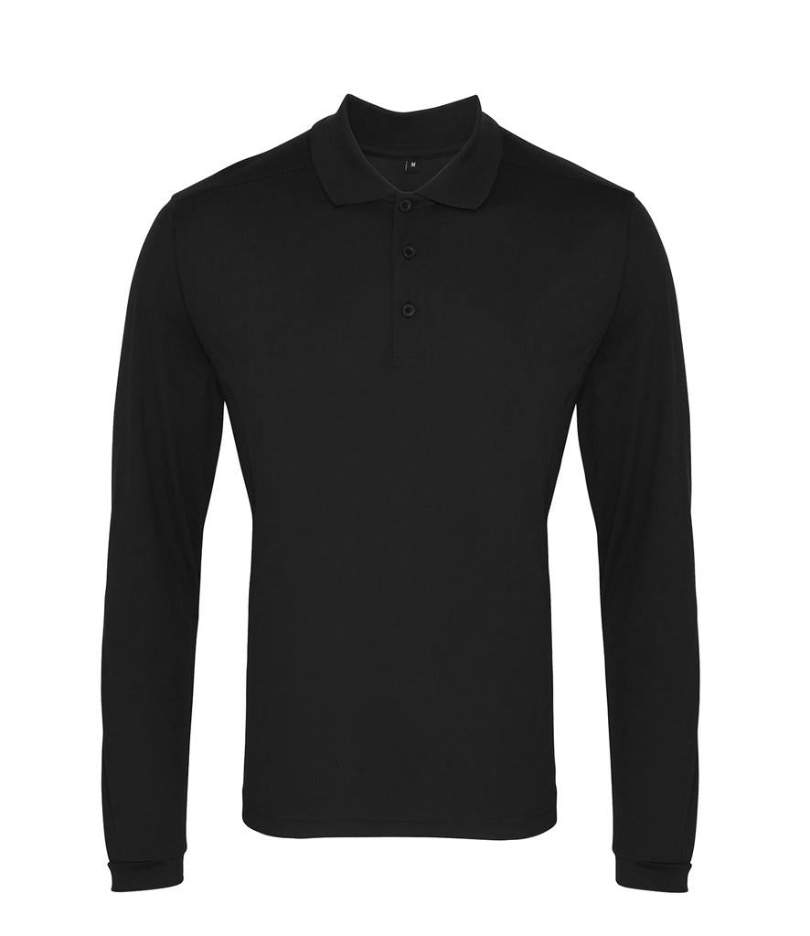 Long Sleeve Coolchecker® Piqué Polo Shirt