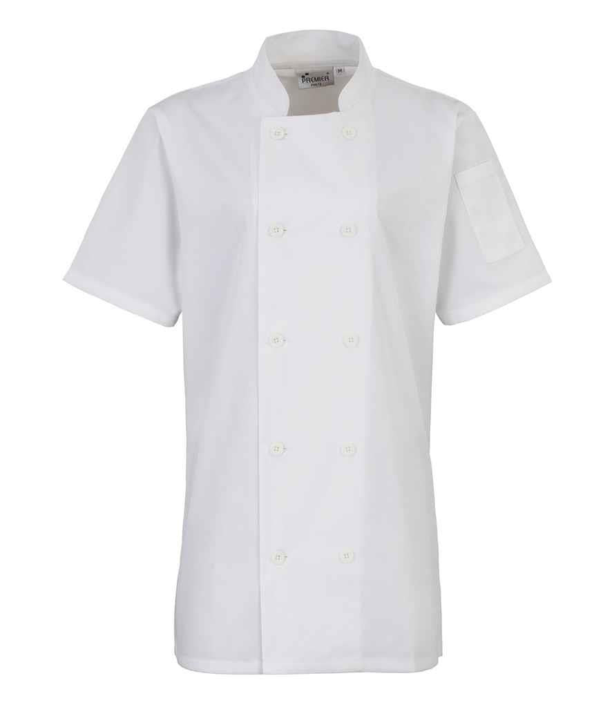 Ladies Short Sleeve Chef's Jacket