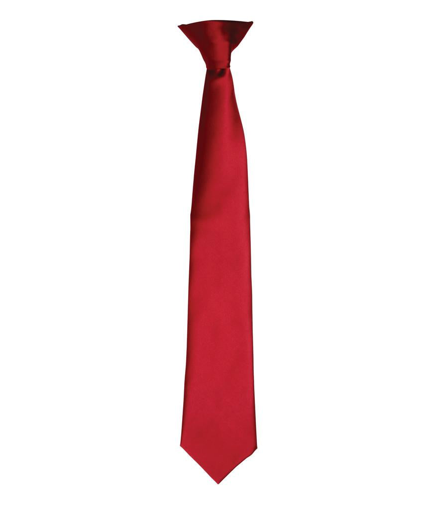 'Colours' Satin Clip Tie
