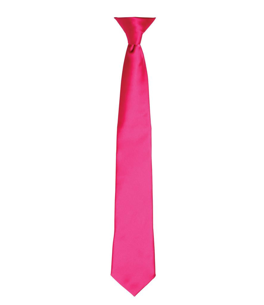 'Colours' Satin Clip Tie