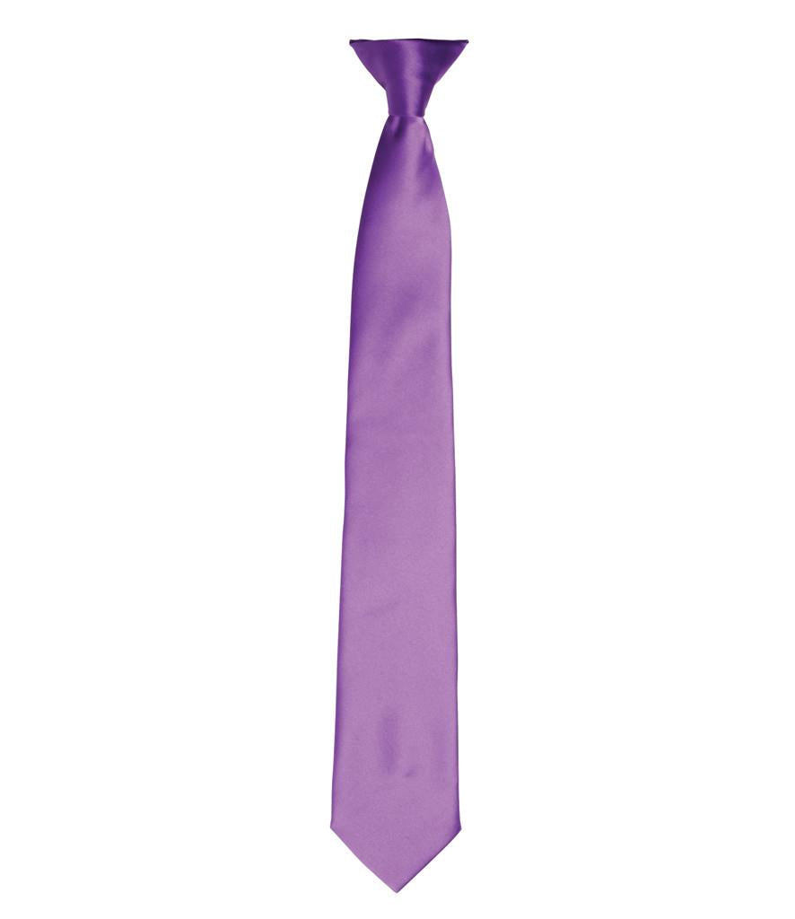 'Colours' Satin Clip Tie